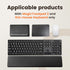 HONKID Low Profile Wrist Rest for Slim Keyboards and Mouse - Made of Cool Gel, Non-Slip Rubber Base, Relieve Wrist