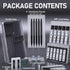 Four Candies Metal Mechanical Pencil Set, 3PCS Art Drafting Pencils & 2PCS 2MM Mechanical Drawing Pencils