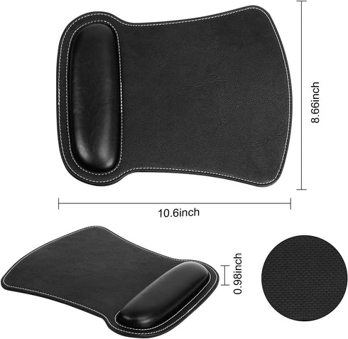 RICHEN Keyboard Wrist Rest Pad and Mouse Wrist Rest Support Set, Ergonomic Support for Easy Typing & Pain Relief