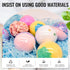 200 pcs 6X6 inch Bath Bomb Heat Shrink Wrap Bags - Round PVC Wrappers for Bath Bombs, Soaps, Cookies, DIY Crafts