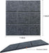 Large 11.8"x11.8" Felt Board Tiles for Wall, 30 Push Pins, Pack of 6 Pin Board Notice Boards for Home Office