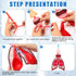 Libima 24 Sets Lung Model Respiratory System Model Toys Science Classroom Study Display Biologic Anatomy Doll and Human