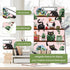XIHEYUEBANG A4 12.6" 8.9" Cat Bookshelf Clipboard, Cute Decorative Clip Board with Metal Clip Pretty Plastic Clipboards