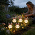 Generic Easter Solar Pathway Lights Outdoor - Easter Carrot Rabbit Garden Lighting Decor,Outside Lawn Lights |