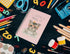 Yansanido Spiral Notebook, 4 Pcs A5 Thick Cat Design, 80 Sheets, 4 Color, 160 Pages Journals for Study