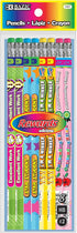 BAZIC Wood Pencil Reward Incentive Pencils, Unsharpened for Kids Student Artist Writing Drawing, Latex Free Eraser