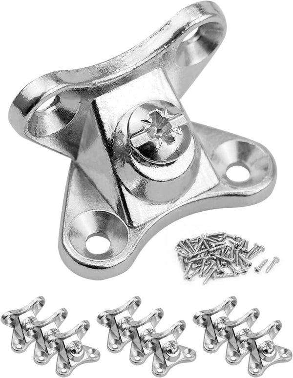PNYZIK 10 PCS Removable Corner Brace Bracket, Zinc Alloy L Shape Support Connector