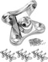 PNYZIK 10 PCS Removable Corner Brace Bracket, Zinc Alloy L Shape Support Connector
