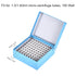 uxcell Centrifuge Tube Freezer Storage Box, 100 Places Waterproof Cardboard Rack for 1.5/1.8/2ml Tubes
