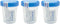 Sterile Specimen Cups with Lids: 4oz Transparent Urine Collection Cup with Leak-Resistant Screw-On Lids - 3 Pack
