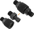 PATIKIL Hydraulic Quick Connect Coupler, 1 Set Carbon Steel M14x1.5mm Male Thread Pipe Fitting Adapter