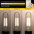 Tubular Light Bulb, 6W Equal E26 LED Bulb, 60 Watt Dimmable, Cool White 4000K, 750LM, Pack of 6 for Rustic Pendant