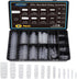 55Pcs Hose Barb Fittings Kit, 13 Sizes Pipe Connector Joint Splicer for Aquarium Gas Liquid Air