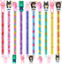 Glenmal 100 Pcs Scented Pencils for Kids, HB Graphite with Cartoon Pencil Toppers, Gift for School