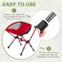 4Pcs 0.51 Inch uxcell Camping Chair Foot Covers, Plastic Table Legs Feet Cover Furniture Floor Protector for Outdoor