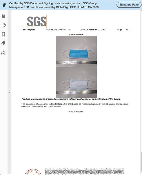3 4 Ply-50 Pack FDA Registered, ASTM Level Face Mask, Pleated, Blue