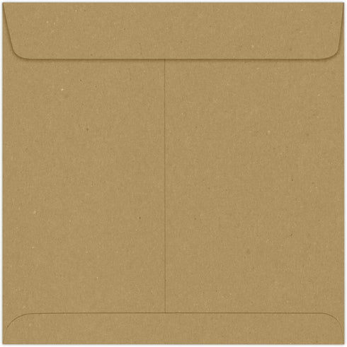 LUXPaper Square Invitation Envelopes | Peel & Press | 8 1/2" x 8 1/2" | Grocery Bag Brown | 70lb. Text | 50 Qty