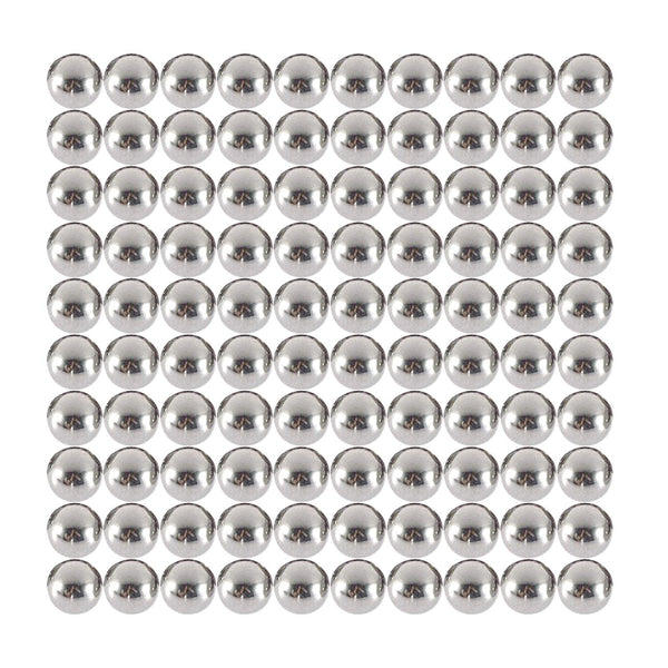 HFS(R) Stainless Steel 304 Bearing Balls, 100 Pieces, 1/4" for Bicycles, Bearings, Auto Parts