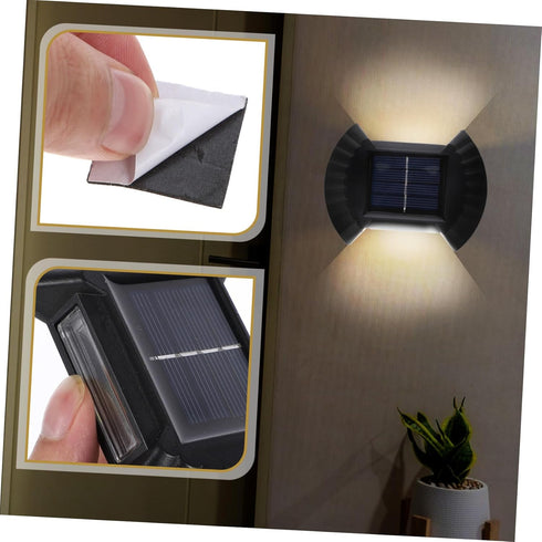 Solar Powered Wall Light - Elegant Outdoor Garden Lamp