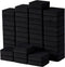 Favourde 48 Pack Magnetic Whiteboard Dry Eraser Cleansers for Classroom, Home and Office (Black)