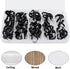 90 Pcs Black Ceiling Hooks Kit, 6 Sizes Vinyl Coated Screw-in Hooks for Hanging (1/2", 5/8", 3/4", 7/8", 1", 1-1/4")