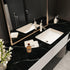 Black Marble Peel and Stick Wallpaper 17.7in*118in,Black Marble Contact Paper Self Adhesive,DIY Waterproof Granite Vinyl Film for Kitchen Bathroom Countertops Cabinet Furniture Refurbishment by Anmon