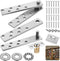 PercyEffie Pivot Hinge Heavy Duty for Max 200Lb Wood Door,Hidden Door Hinge for
