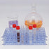 Test Tube Rack, 3-Tier Detachable Blue Plastic Holder for Laboratory Scientific Experiments
