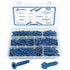 360 PCS Concrete Screws Assortment Kit, 1/4 3/16 Flat & Hex Head Masonry Screws and Anchors, Length 1-1/4" to 2-1/4"