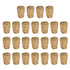 MECCANIXITY Tapered Cork, 12.7x9.5x17.5mm Natural Wooden Leakproof Cork Stoppers, Pack of 36