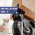 1600 LBSSet 4 Brake360 4inchs) Side Mount Plate Caster Wheels - Thickened L-Shaped Mounting Heavy Duty