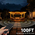 Dimmer Dimmer 100FT (2H/4H/6H/8H),Waterproof Dimmer Dimmable Outdoor for String Lights,Plug-in Switch Remote Control