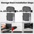 Neiteli 4 Pack Folding Chair Storage Rack,Folding Chair Rack,garage organizer wall mount,tool hangers for garage wall