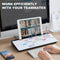 TSJ OFFICE Whiteboard Weekly Dry-Erase Board, Desktop Calendar Desk Organizer with Accessories for Office, Home, School