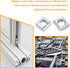 Qjaiune 25Pcs M6 2020 M6 3D 2020 6mm Slide in T Nut Aluminum Extrusion T Nuts, Sliding T Nuts Tee Slot Nuts