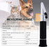 3-in-1 Veterinary Refractometer, Animal Clinical Refractometer for Cat and Dog Urine Specific Gravity with ATC