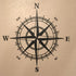 BooDecal 20 inches 20 inches Navigation Compass Ocean Wall Decals Stickers Decorations for Living Room Bedroom x