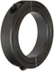 Climax Metals 2C-112 Black Oxide Plated Steel Two-Piece Clamping Collar, 1-1/8" Bore Size