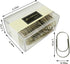 Silver Jumbo Paper Clips, 50pcs, 50mm/2" Large Wide Non Skid Smooth Finish Steel Wire Office Supply Accessories