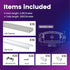 10Pack 3.3FT/1M U1SW 1M Muzata LED Channel Aluminum U Shape Silver LED Strip Diffuser Channel with Milky White Cover