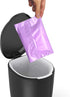 300 10" 6" Disposable Sanitary Bags, Pcs, Purple, Self-sealing, Odor-proof, Rectangular, Plastic, x Bags for Feminine