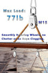 Cable Pulley, Swivel Rope Pulley Block, 304 Stainless Steel Heavy Duty Pulley for Gym Equipment