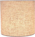 Aspen Creative 31196B 5" 5" 5" Small Clip-On Drum Lamp Shade in Flaxen, Top x Bottom x Slant Height, for Chandeliers