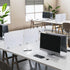 4 Pack 23.6" 23.6" Desk Privacy x Acoustic Divider Panel Portable Desk Partition Desk Divider Noise Visual Isolate
