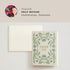 Pack, Set 10 Minted Thank You Cards of Folded Thank You Cards with Envelopes, Blank Card, Botanical Floral Design
