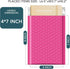 Metronic 4x8 Inch Bubble Mailer, 50 Pack Pink Waterproof Padded Envelopes, Self-Seal Adhesion for Jewelry