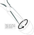 Rok Hardware Magnetic Door Stop Holder, 3 Inches, Brass, 1 Pack