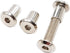 binifiMux 10-Set M8x45mm Countersunk Rivet Hex Socket Cap Bolts and Hex Head Barrel Nuts for Furnitures Cribs Chairs