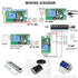 DieseRC 1 Channel WiFi Smart Switch, DC 5V 12V 24V 36V Passive Output Relay Module, Compatible with Alexa