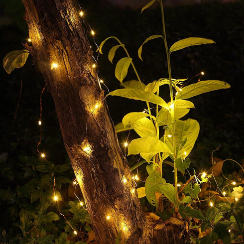 4 Pack 16.4 50 GDEALER Feet Led Fairy Lights Battery Operated with Remote Control Timer Waterproof Copper Wire Twinkle